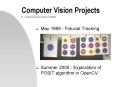 Computer Vision Projects B.J. Guillot Presentation Date 1242001 PowerPoint PPT Presentation