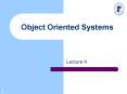 Object Oriented Systems PowerPoint PPT Presentation
