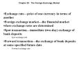 Chapter 20: The Foreign Exchange Market PowerPoint PPT Presentation
