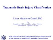 Traumatic Brain Injury Classification