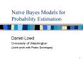 Nave Bayes Models for Probability Estimation PowerPoint PPT Presentation
