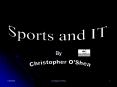 Sports and IT PowerPoint PPT Presentation