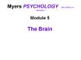 Myers PSYCHOLOGY 8th Edition in Modules PowerPoint PPT Presentation