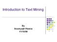 Introduction to Text Mining PowerPoint PPT Presentation