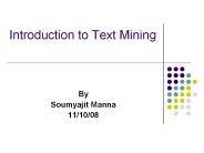 Introduction to Text Mining