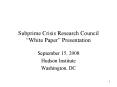 Subprime Crisis Research Council White Paper Presentation PowerPoint PPT Presentation