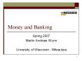 Money and Banking PowerPoint PPT Presentation