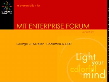 Business School Presentation