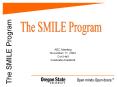 The SMILE Program PowerPoint PPT Presentation