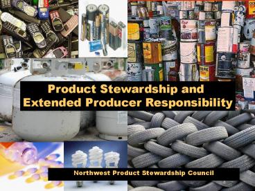 What is Product Stewardship and EPR?