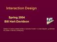 Interaction Design PowerPoint PPT Presentation