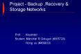 Project Backup ,Recovery PowerPoint PPT Presentation