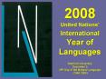 2008 United Nations International Year of Languages Stanford University December 3 49th Day of the B PowerPoint PPT Presentation