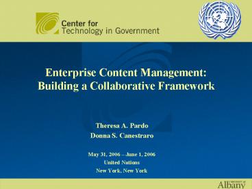 Enterprise Content Management: Building a Collaborative Framework