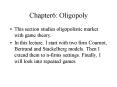 Chapter6: Oligopoly PowerPoint PPT Presentation