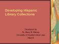 Developing Hispanic Library Collections PowerPoint PPT Presentation