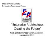 State of North Dakota Innovative Technology Forum