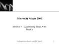 Microsoft Access 2002 PowerPoint PPT Presentation