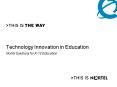 Technology Innovation in Education PowerPoint PPT Presentation