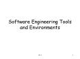 Software Engineering Tools and Environments PowerPoint PPT Presentation