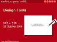 Design Tools PowerPoint PPT Presentation