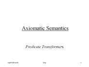 Axiomatic Semantics