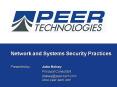 Network and Systems Security Practices PowerPoint PPT Presentation