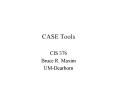CASE Tools PowerPoint PPT Presentation