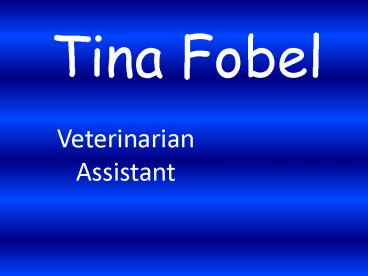 Tina Fobel