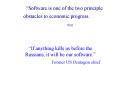 Software is one of the two principle obstacles to economic progress.WSJ PowerPoint PPT Presentation