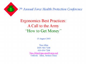 7th Annual Force Health Protection Conference