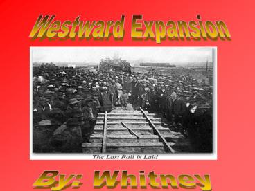 Westward Expansion