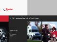 FLEET MANAGEMENT SOLUTIONS PowerPoint PPT Presentation