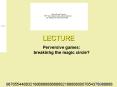 Perversive games: PowerPoint PPT Presentation