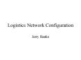 Logistics Network Configuration PowerPoint PPT Presentation