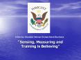 Sensing, Measuring and Training is Believing PowerPoint PPT Presentation