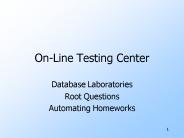 OnLine Testing Center