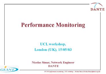 Performance Monitoring