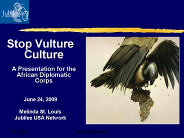 Stop Vulture Culture