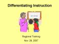 Differentiating Instruction PowerPoint PPT Presentation