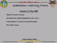 Graduation Week Key Events PowerPoint PPT Presentation