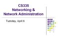 CS335 Networking PowerPoint PPT Presentation