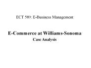 ECT 589: E-Business Management