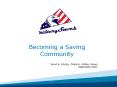 Becoming a Saving Community PowerPoint PPT Presentation
