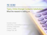 Teens, Online Stranger Contact