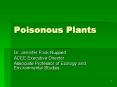 Poisonous Plants PowerPoint PPT Presentation
