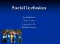 Social Inclusion PowerPoint PPT Presentation