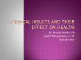 Chemical insults and their effect on health PowerPoint PPT Presentation