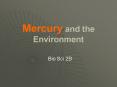 Mercury and the Environment PowerPoint PPT Presentation