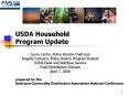 USDA Household Program Update PowerPoint PPT Presentation